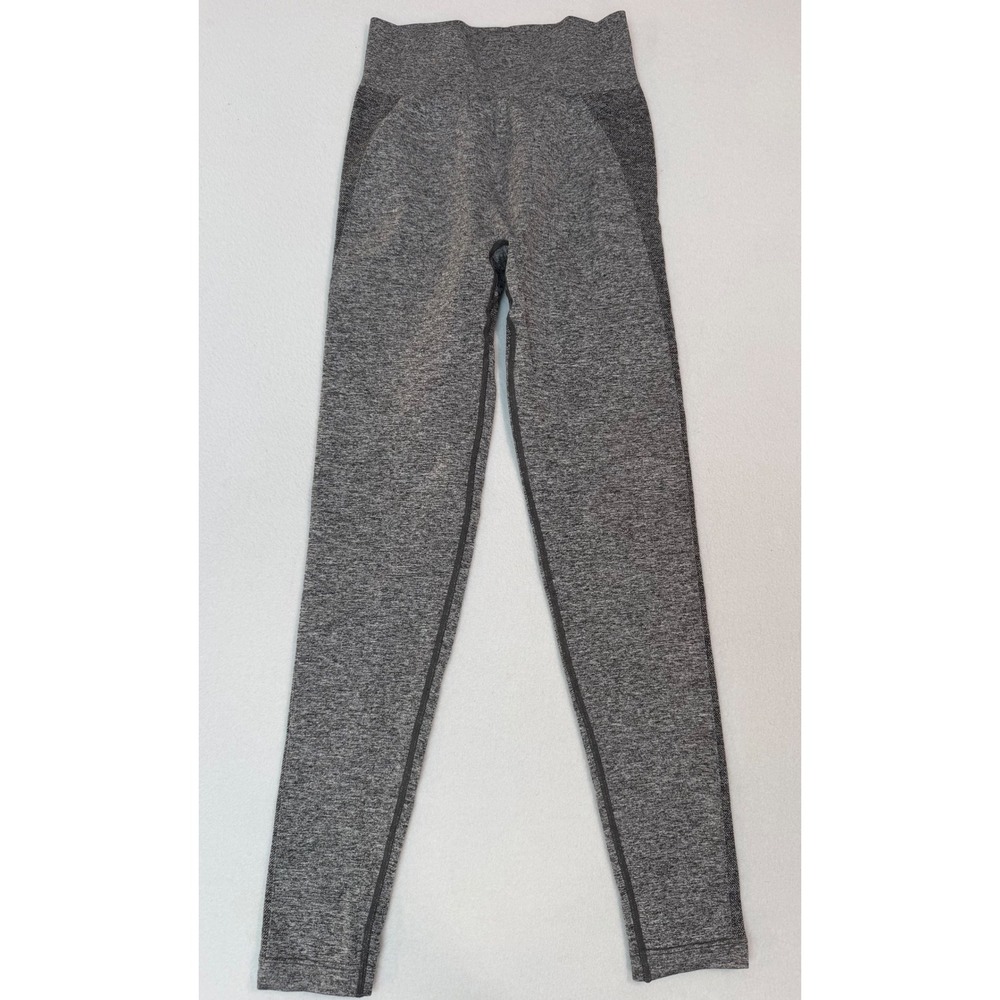 Gymshark Vital Seamless High Waisted Leggings Grey Marl Athleisure Tights